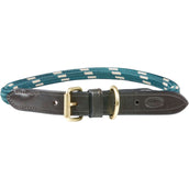 WeatherBeeta Collier pour Chien Rope Leather Hunter Green/Brown WeatherBeeta Collier pour Chien Rope Leather Hunter Green/Brown