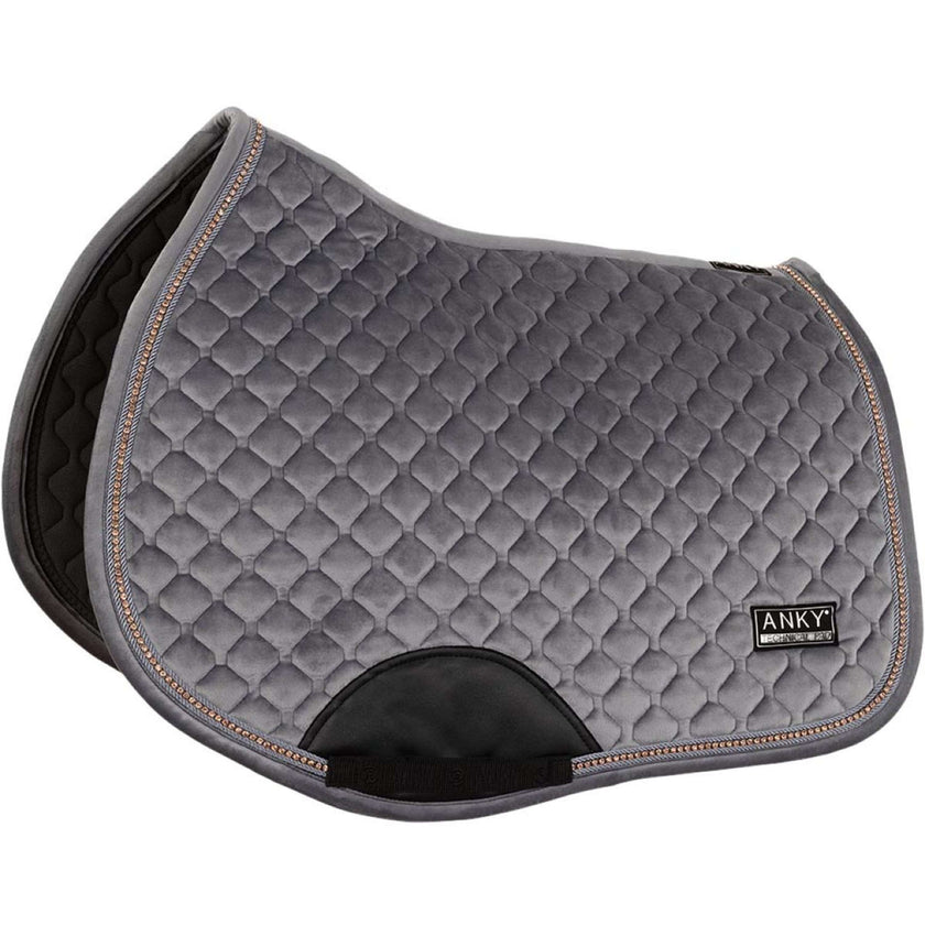 ANKY Tapis de Selle Velvet Stones de Saut Steel Grey ANKY Tapis de Selle Velvet Stones de Saut Steel Grey