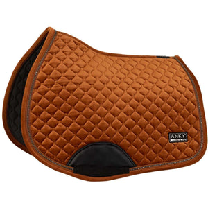ANKY Tapis de Selle Velvet Stones de Saut Rouille ANKY Tapis de Selle Velvet Stones de Saut Rouille