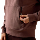 Ariat Pull col Hoodie Martine Femme Peppercorn Ariat Pull col Hoodie Martine Femme Peppercorn