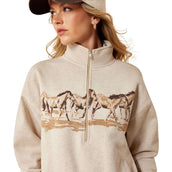 Ariat Pull-over Running Wild Femme Écru Ariat Pull-over Running Wild Femme Écru