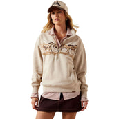 Ariat Pull-over Running Wild Femme Écru Ariat Pull-over Running Wild Femme Écru