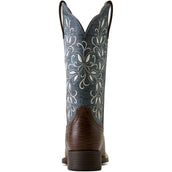 Ariat Bottes Western Round Up Holly Femme Chocolate Croc Ariat Bottes Western Round Up Holly Femme Chocolate Croc