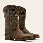 Ariat Bottes Western Hybrid Roughstock Antler Hommes Wild Taupe/Espresso Ariat Bottes Western Hybrid Roughstock Antler Hommes Wild Taupe/Espresso