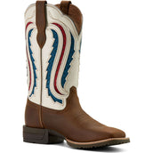 Ariat Bottes Western Hybrid Ranchwork Venttek Femme Distressed Brown/Crema Ariat Bottes Western Hybrid Ranchwork Venttek Femme Distressed Brown/Crema