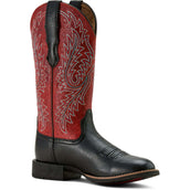 Ariat Bottes Western Round Up Stretchfit Femme Black Deertan/Garnet Emboss Ariat Bottes Western Round Up Stretchfit Femme Black Deertan/Garnet Emboss