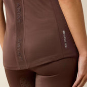 Ariat T-Shirt Breathe 1/2 Zip Femme Pommel Brown Ariat T-Shirt Breathe 1/2 Zip Femme Pommel Brown