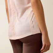 Ariat T-Shirt Breathe 1/2 Zip Femme Sepia Rose Ariat T-Shirt Breathe 1/2 Zip Femme Sepia Rose