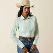 Ariat Chemise Team Kirby Longues Manches Dusty Aqua Ariat Chemise Team Kirby Longues Manches Dusty Aqua