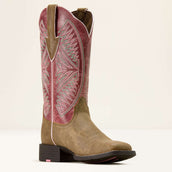 Ariat Bottes Western Round Up Ruidoso Femme Brown Bomber/Dusty Rose Ariat Bottes Western Round Up Ruidoso Femme Brown Bomber/Dusty Rose