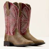 Ariat Bottes Western Round Up Ruidoso Femme Brown Bomber/Dusty Rose Ariat Bottes Western Round Up Ruidoso Femme Brown Bomber/Dusty Rose