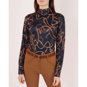 Montar Polo Haily Birdle Print Longues Manches Foncé Marine Montar Polo Haily Birdle Print Longues Manches Foncé Marine