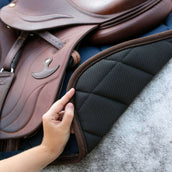 Back on Track Tapis de Selle AirFlow de Saut Bleu Back on Track Tapis de Selle AirFlow de Saut Bleu