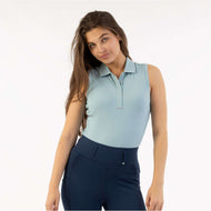 BR Polo Kiki Sans Manche Tourmaline BR Polo Kiki Sans Manche Tourmaline