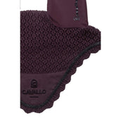 Cavallo Bonnet Anti-Mouches CavalPerla Dusty Plum Cavallo Bonnet Anti-Mouches CavalPerla Dusty Plum