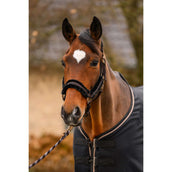 Cavallo Licol CavalJero avec Fourrure Café Noir Cavallo Licol CavalJero avec Fourrure Café Noir