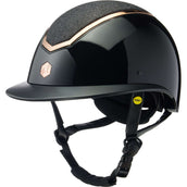Charles Owen Bombe Kylo Sparkly Wide Peak MIPS Black Gloss/Rose Gold Charles Owen Bombe Kylo Sparkly Wide Peak MIPS Black Gloss/Rose Gold