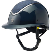 Charles Owen Bombe Kylo Sparkly Wide Peak MIPS Navy Gloss/Pewter Charles Owen Bombe Kylo Sparkly Wide Peak MIPS Navy Gloss/Pewter