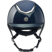 Charles Owen Bombe Kylo Sparkly Navy Gloss/Pewter Charles Owen Bombe Kylo Sparkly Navy Gloss/Pewter