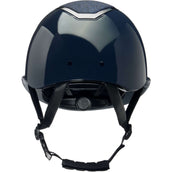 Charles Owen Bombe Kylo Sparkly Wide Peak Navy Gloss/Pewter Charles Owen Bombe Kylo Sparkly Wide Peak Navy Gloss/Pewter