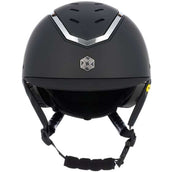 Charles Owen Bombe Kylo Black Matte/Silver Charles Owen Bombe Kylo Black Matte/Silver