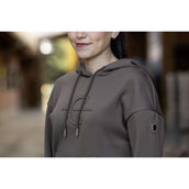 Covalliero Pull col Hoodie AW26 Milky Chocolate Covalliero Pull col Hoodie AW26 Milky Chocolate