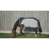 EQUITHÈME Chemise de Marcheur Flycool Marine/Blanc EQUITHÈME Chemise de Marcheur Flycool Marine/Blanc
