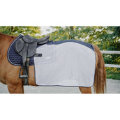 EQUITHÈME Couvre-reins Flycool square Marine/Blanc EQUITHÈME Couvre-reins Flycool square Marine/Blanc