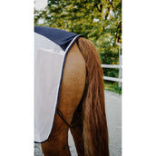 EQUITHÈME Couvre-reins Flycool square Marine/Blanc EQUITHÈME Couvre-reins Flycool square Marine/Blanc