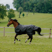 EQUITHÈME Couverture Imperméable TYREX Lumin 600D 0g Noir EQUITHÈME Couverture Imperméable TYREX Lumin 600D 0g Noir