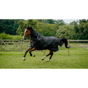 EQUITHÈME Couverture Imperméable TYREX Lumin 600D 0g Noir EQUITHÈME Couverture Imperméable TYREX Lumin 600D 0g Noir