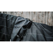 EQUITHÈME Couverture Imperméable TYREX Lumin 600D 0g Noir EQUITHÈME Couverture Imperméable TYREX Lumin 600D 0g Noir