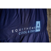 EQUITHÈME Couverture de Refroidissement Cool& Dry Fresh Combo Marine Bleu EQUITHÈME Couverture de Refroidissement Cool& Dry Fresh Combo Marine Bleu