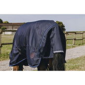 EQUITHÈME Couverture d'Extérieur Classic 1200D Combo 100g Marin EQUITHÈME Couverture d'Extérieur Classic 1200D Combo 100g Marin