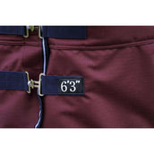 EQUITHÈME Couverture d'Extérieur Tyrex 1200D 150g High Neck Bordeaux EQUITHÈME Couverture d'Extérieur Tyrex 1200D 150g High Neck Bordeaux