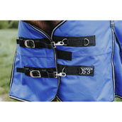 EQUITHÈME Couverture d'Extérieur Tyrex 1200D 100g Aisance Combo Bleu Royal EQUITHÈME Couverture d'Extérieur Tyrex 1200D 100g Aisance Combo Bleu Royal