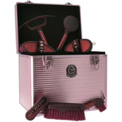 EQUITHÈME Caisse de Pansage Je T'aime Rose/Burgundy EQUITHÈME Caisse de Pansage Je T'aime Rose/Burgundy