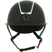 EQUITHÈME Bombe Glint Mat Noir/Argent EQUITHÈME Bombe Glint Mat Noir/Argent