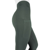 EQUITHÈME Legging d'Équitation Acacia Full Grip Khaki EQUITHÈME Legging d'Équitation Acacia Full Grip Khaki