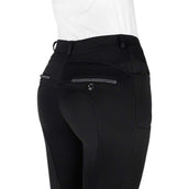 EQUITHÈME Pantalon d'Équitation Capucine Knee Grip Noir EQUITHÈME Pantalon d'Équitation Capucine Knee Grip Noir