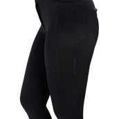 EQUITHÈME Pantalon d'Équitation Capucine Knee Grip Noir EQUITHÈME Pantalon d'Équitation Capucine Knee Grip Noir