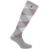 EQUITHÈME Chaussettes Argyle Gris/Violet EQUITHÈME Chaussettes Argyle Gris/Violet