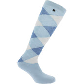 EQUITHÈME Chaussettes Argyle Sky Blue/Blue EQUITHÈME Chaussettes Argyle Sky Blue/Blue