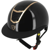 EQUITHÈME Bombe Airy LM Mips Noir/Or Rose EQUITHÈME Bombe Airy LM Mips Noir/Or Rose
