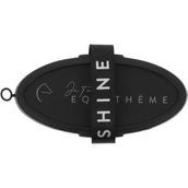EQUITHÈME Brosse Douce Je T'aime Noir EQUITHÈME Brosse Douce Je T'aime Noir