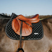 EQUITHÈME Tapis de Selle Nacre de Saut Noir EQUITHÈME Tapis de Selle Nacre de Saut Noir