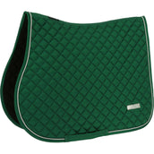 EQUITHÈME Tapis de Selle Nacre de Saut Vert Foncé EQUITHÈME Tapis de Selle Nacre de Saut Vert Foncé