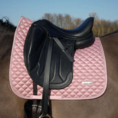 EQUITHÈME Tapis de Selle Nacre Dressage Rose EQUITHÈME Tapis de Selle Nacre Dressage Rose