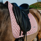 EQUITHÈME Tapis de Selle Nacre Dressage Rose EQUITHÈME Tapis de Selle Nacre Dressage Rose