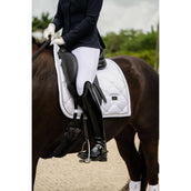 Equestrian Stockholm Tapis de Selle Dressage White Silver Equestrian Stockholm Tapis de Selle Dressage White Silver